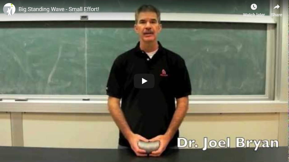 Big Standing Wave - Small Effort!