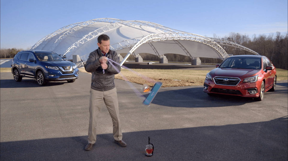 Centripetal Force Demonstrated With a Twirling Tray