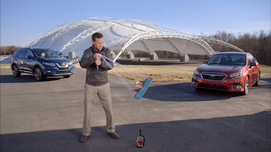 Centripetal Force Demonstrated With a Twirling Tray