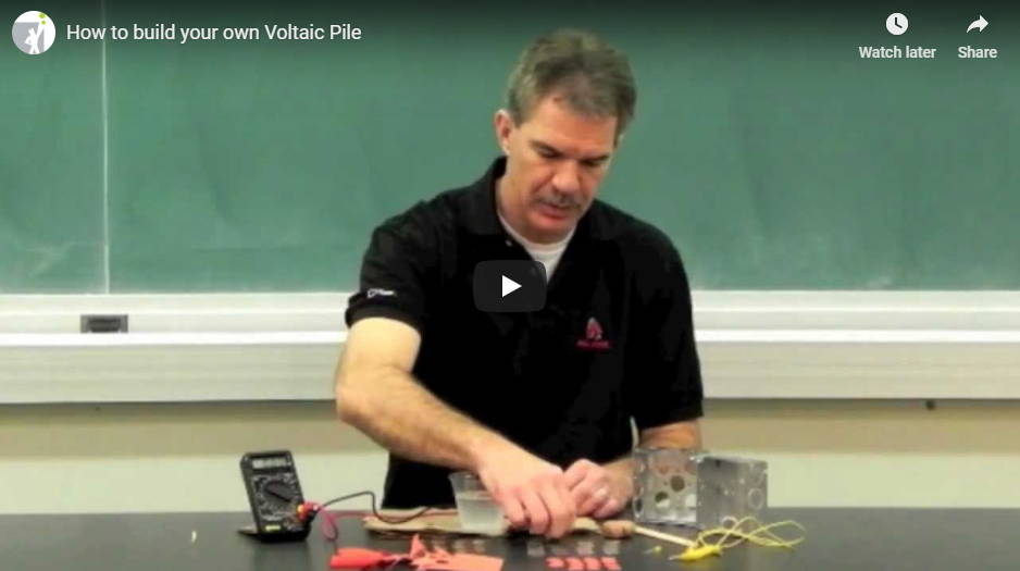 Recreate Physics History: Build a Voltaic Pile