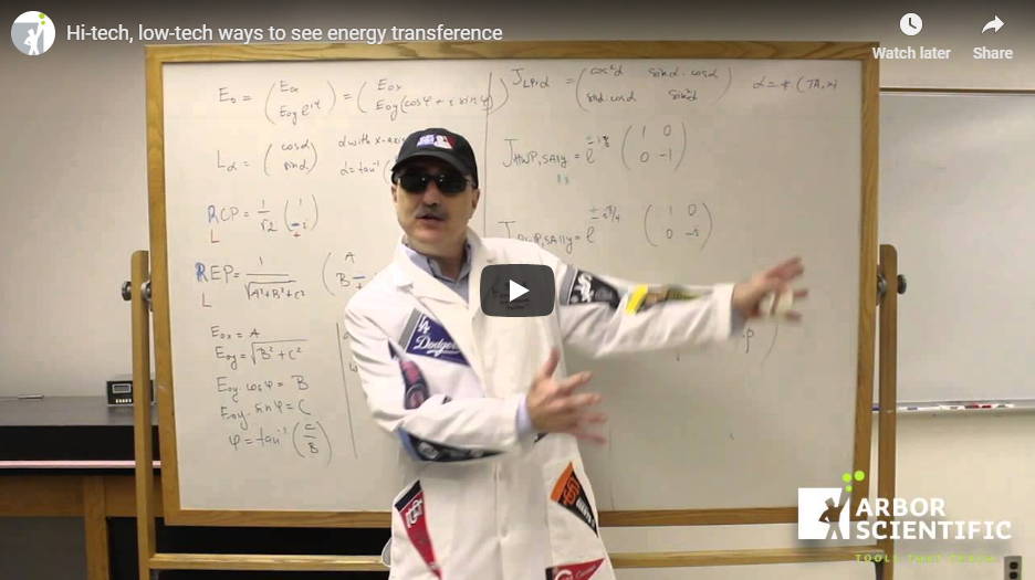 See Energy Transformation with a Thermal Camera or Steel Spheres