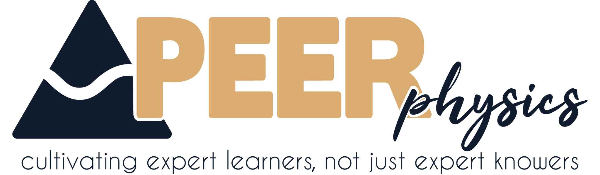 PEER Physics logo with the tagline
