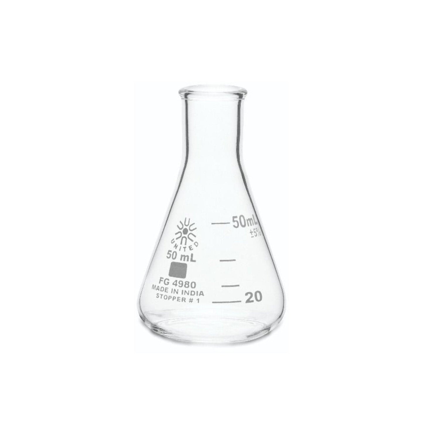 Arbor Scientific Erlenmeyer Flask, 50 mL
