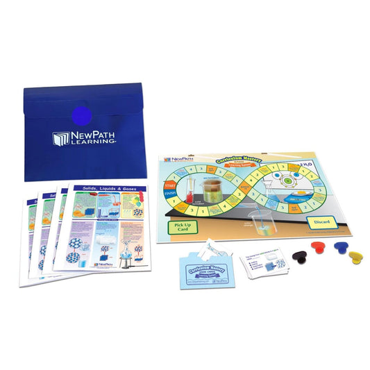 Arbor Scientific NewPath Learning Solids, Liquids, & Gases Learning Center Game, Gr. 6-9