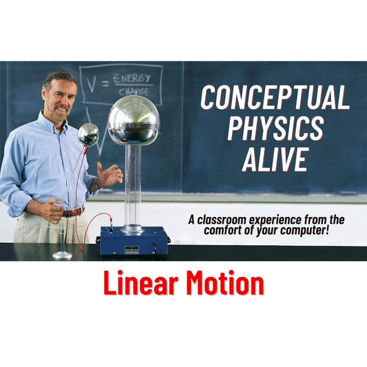Arbor Scientific Conceptual Physics Alive: Linear Motion