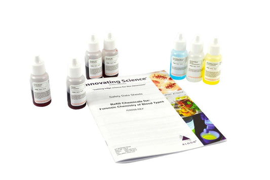 Arbor Scientific Refill Kit for Forensic Chemistry of Blood Typing
