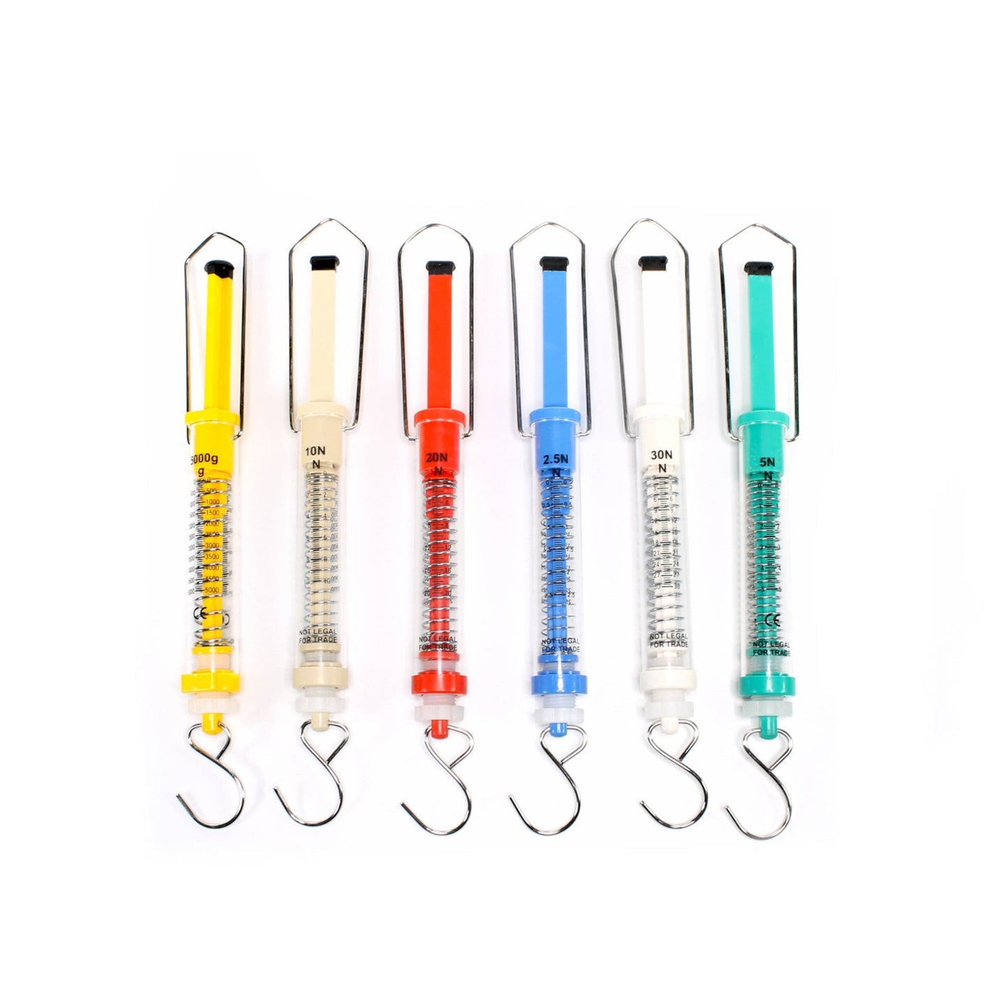 Arbor Scientific Complete Set of Push-Pull Spring Scales