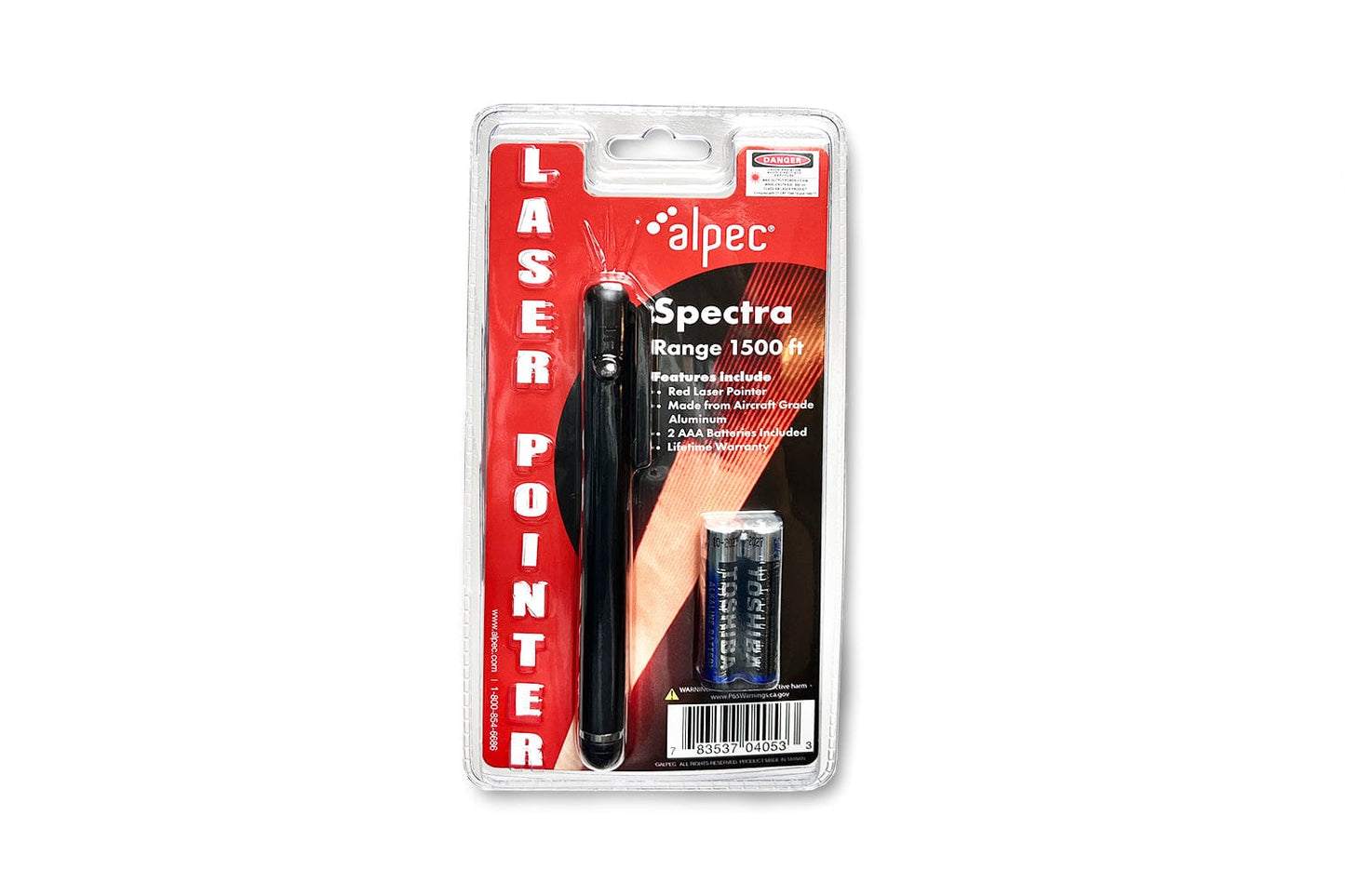 Arbor Scientific Standard Red Laser Pointer