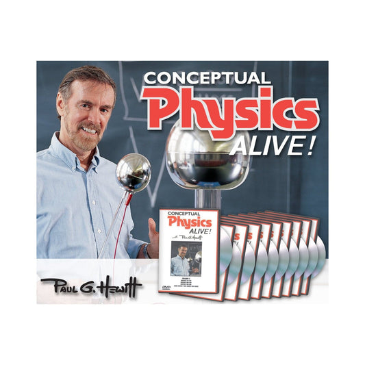Arbor Scientific Conceptual Physics Alive Complete Set of DVDs #1-10