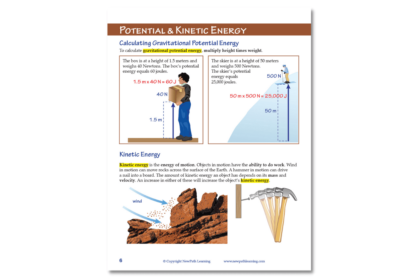 Arbor Scientific Energy: Forms & Changes Learning Guide