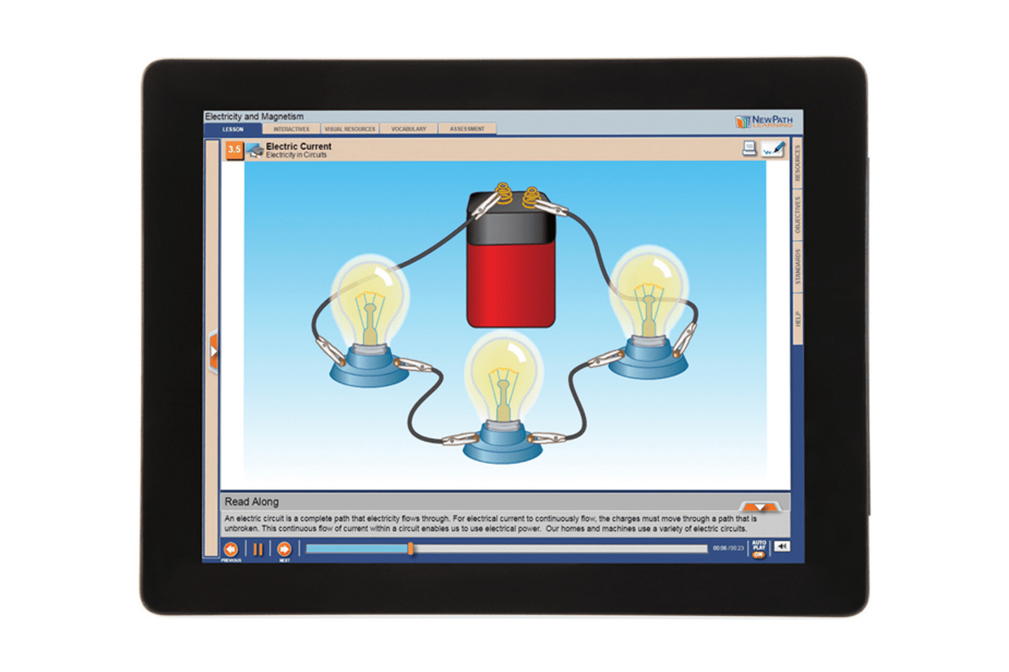 Arbor Scientific Electricity & Magnetism Flip Chart Set With Online Multimedia Lesson