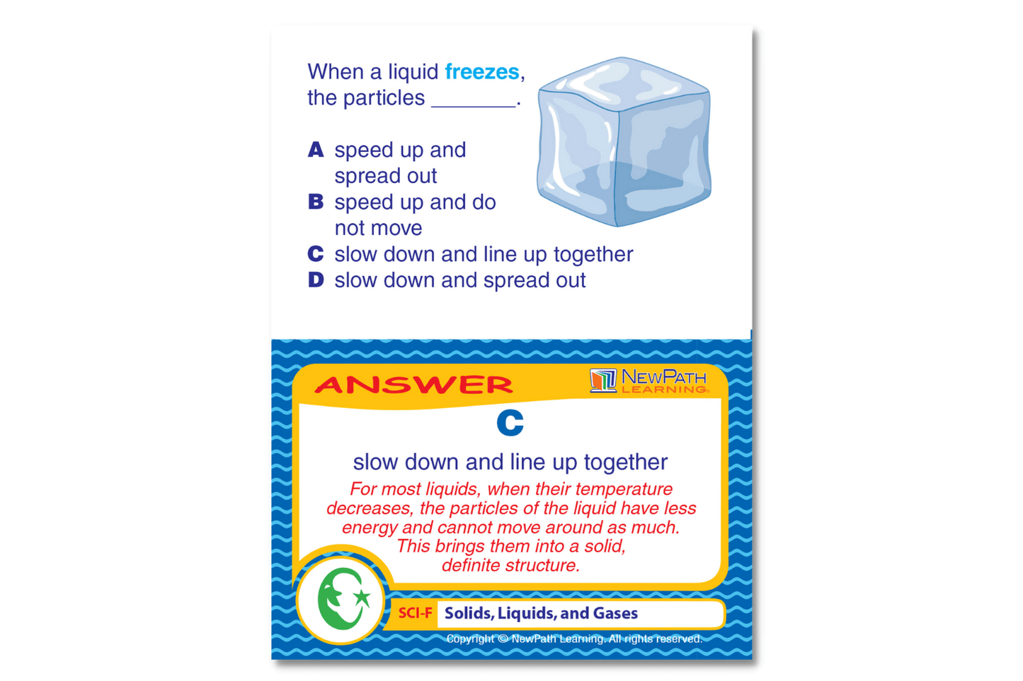 Arbor Scientific Solids, Liquids, & Gases Learning Center Game, Gr. 6-9