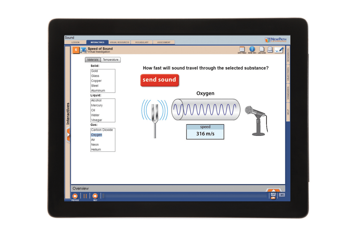 Arbor Scientific Sound Flip Chart Set With Online Multimedia Lesson