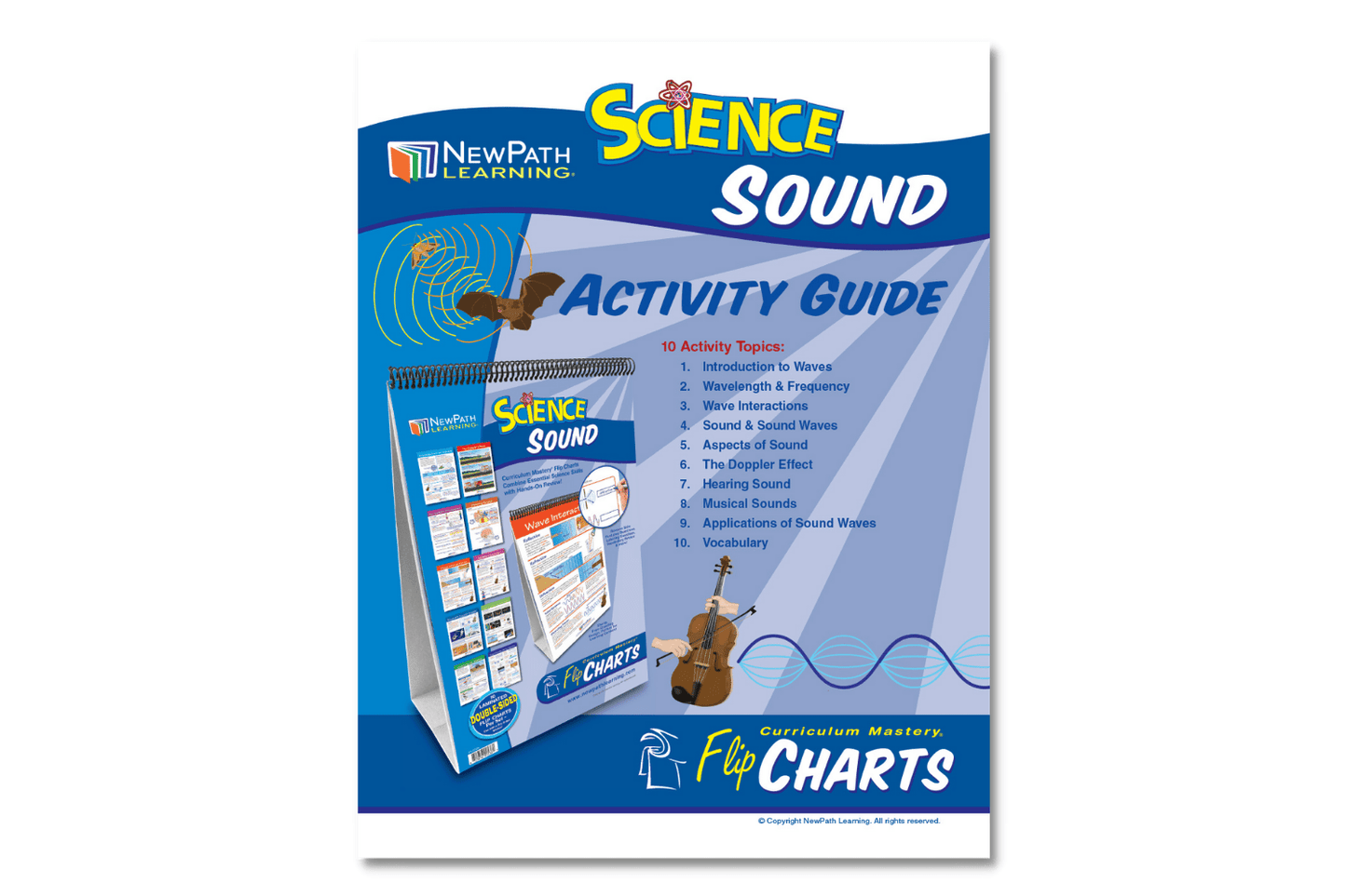 Arbor Scientific Sound Flip Chart Set With Online Multimedia Lesson