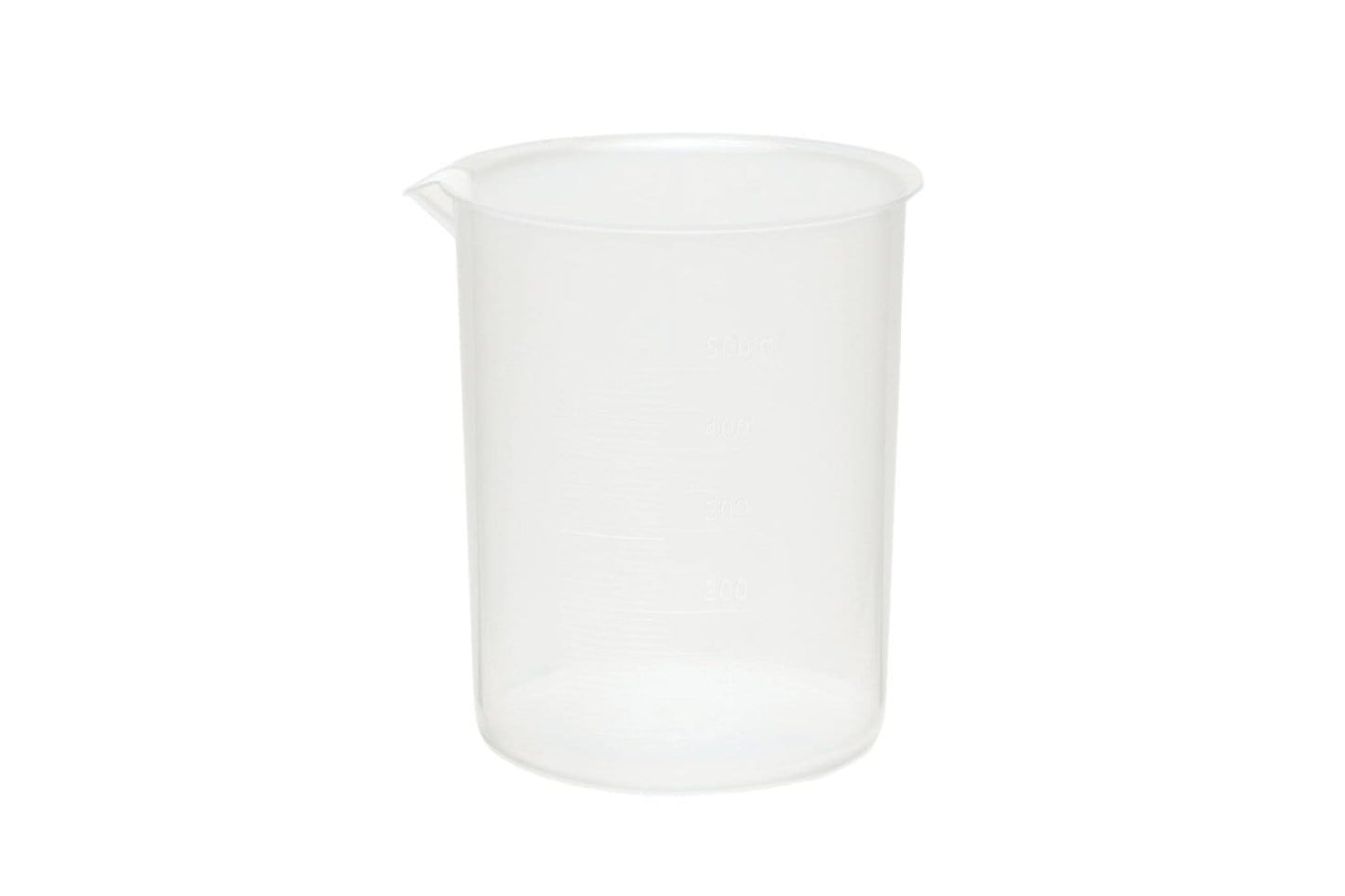 Arbor Scientific Beakers, Griffin Style, Polypropylene, 500 mL, 4 Pack