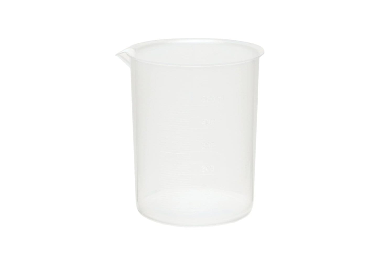 Arbor Scientific Beaker, Griffin Style, Polypropylene, 500 mL