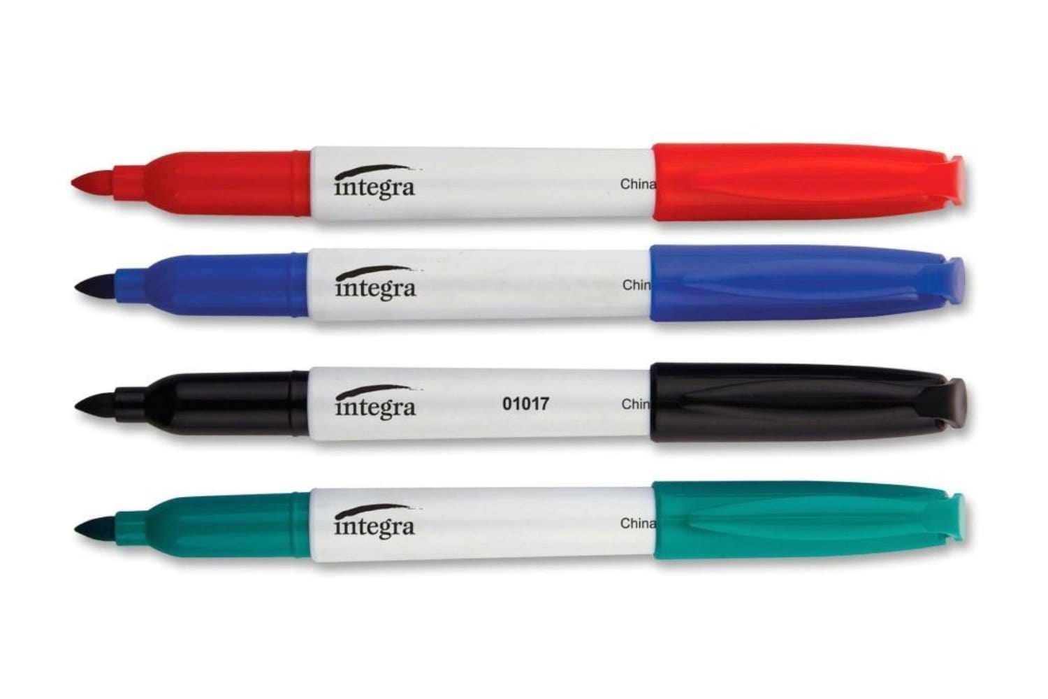 Integra Dry-Erase Markers - Assorted - 4 / Pack Integra Dry-Erase Markers - Assorted - 4 / Pack