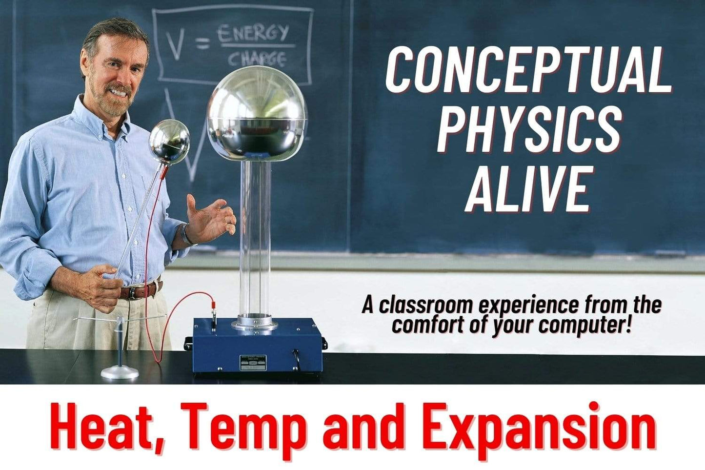 Arbor Scientific Conceptual Physics Alive: Heat, Temp and Expansion
