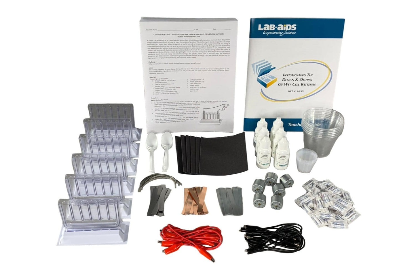 Arbor Scientific Investigating the Design & Output of Wet Cell Batteries Kit