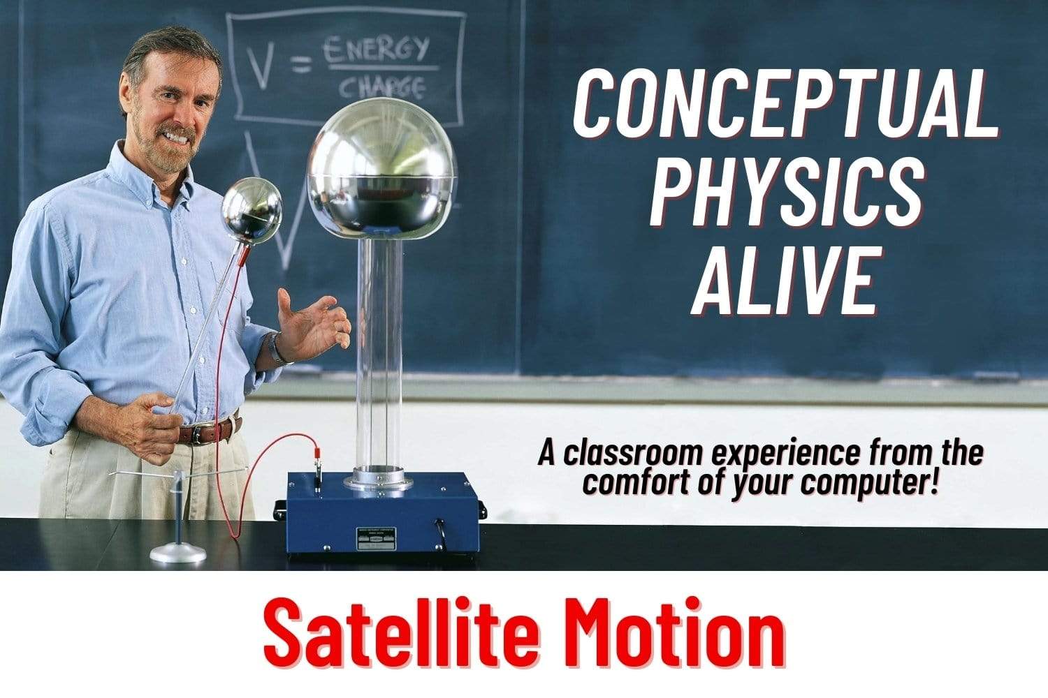 Arbor Scientific Conceptual Physics Alive: Satellite Motion