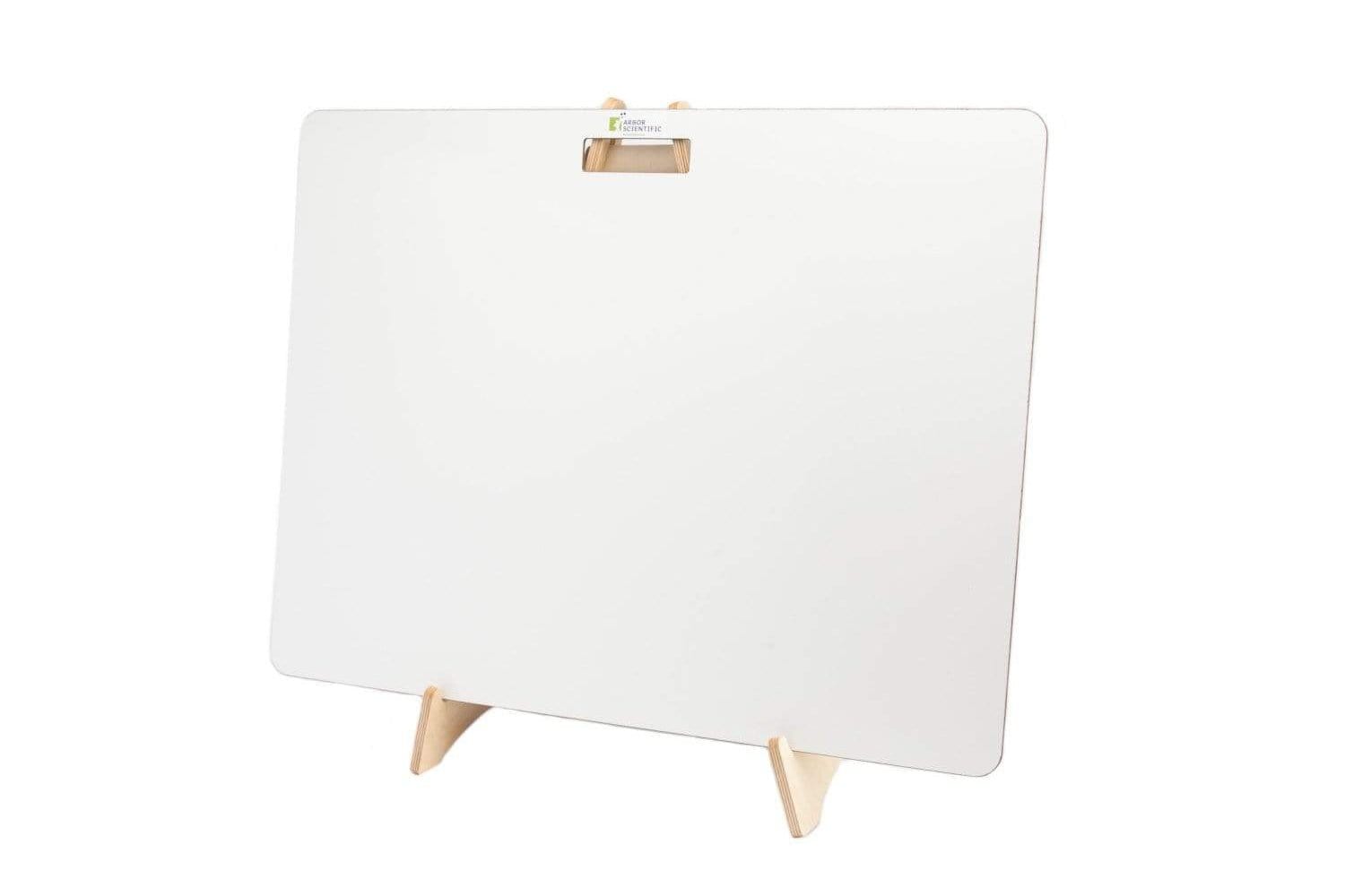 Whiteboard with Handle, 31.5” x 23.5” x ⅛” Thick - Arbor Scientific
