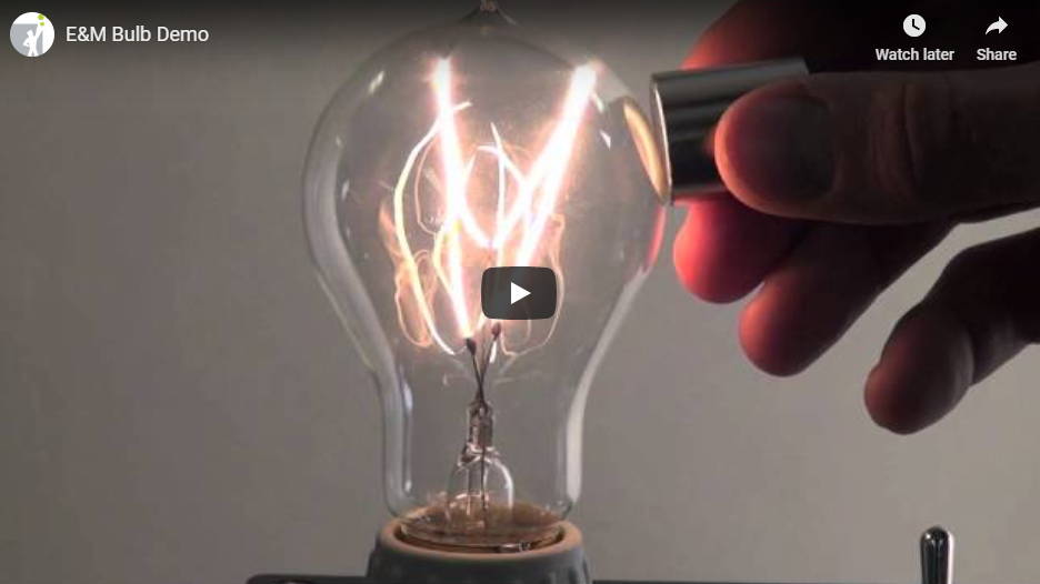 The Electricity & Magnetism Light Bulb Demo Will Light Up Minds