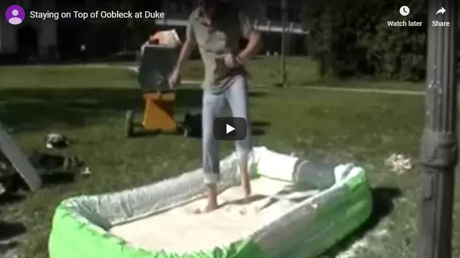 Duke students find a way to walk on water...Well, not quite.
