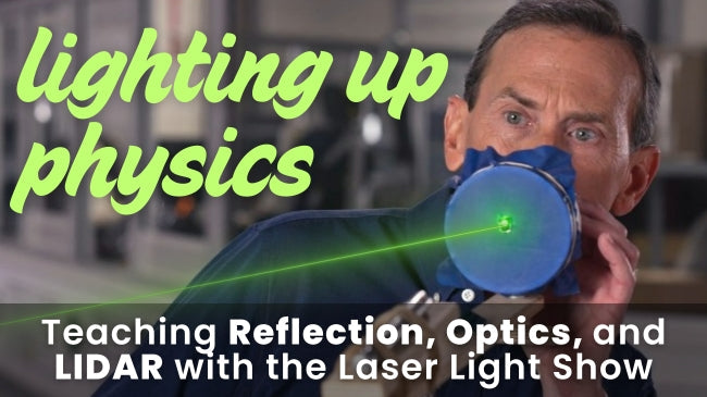 Lighting Up Physics: Teaching Reflection, Optics, and LIDAR with the Laser Light Show