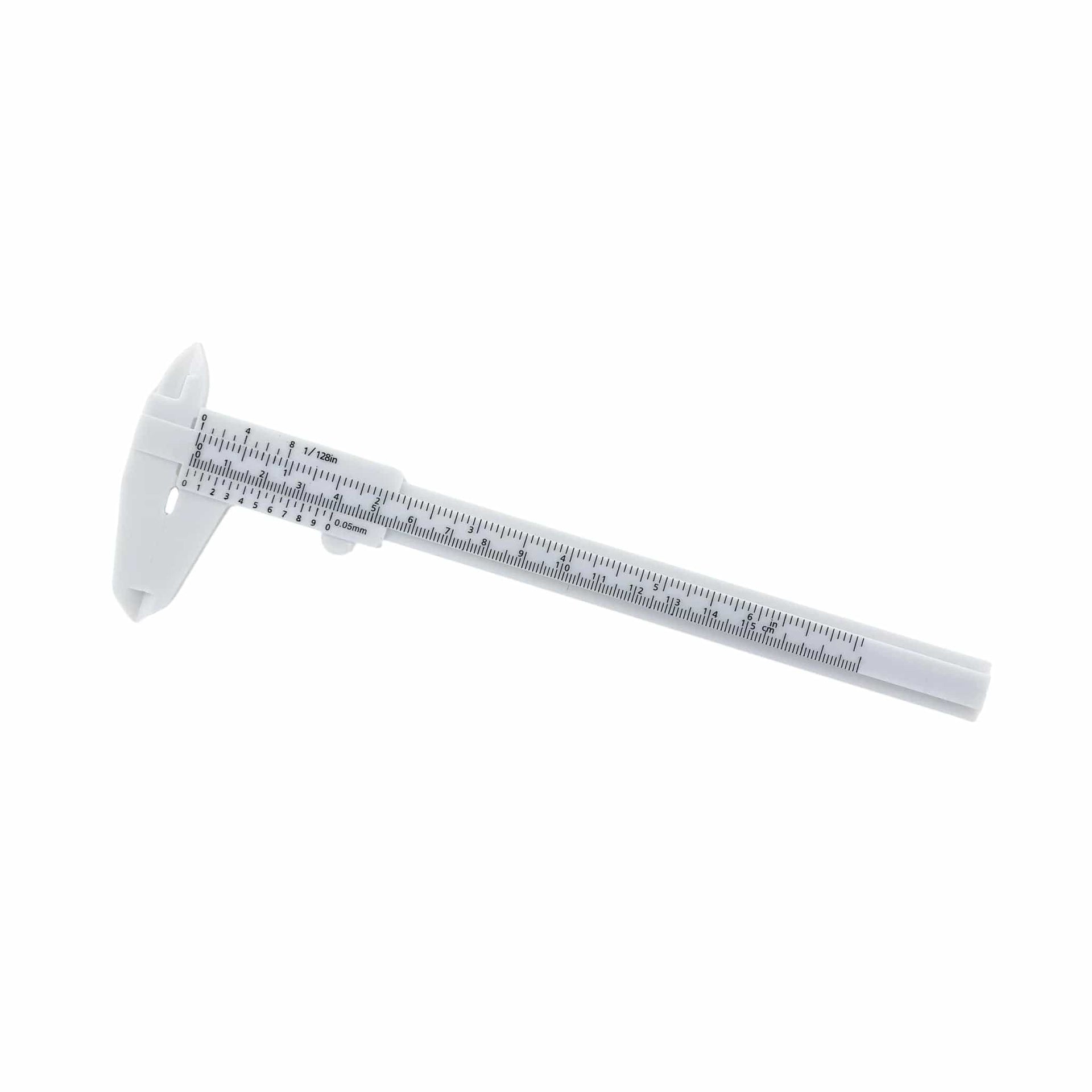 Arbor Scientific Plastic Vernier Caliper, 6"/150 mm (1/128"/0.05 mm)