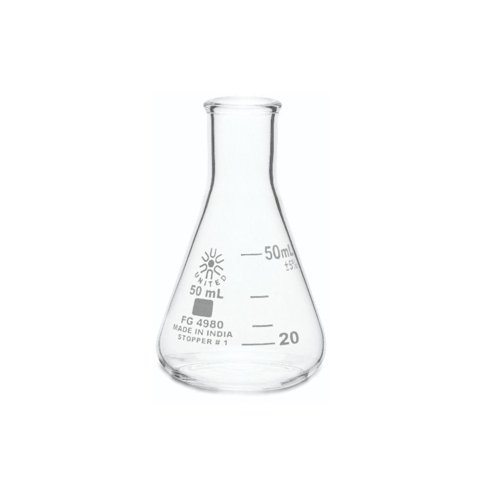 Arbor Scientific Erlenmeyer Flask, 50 mL