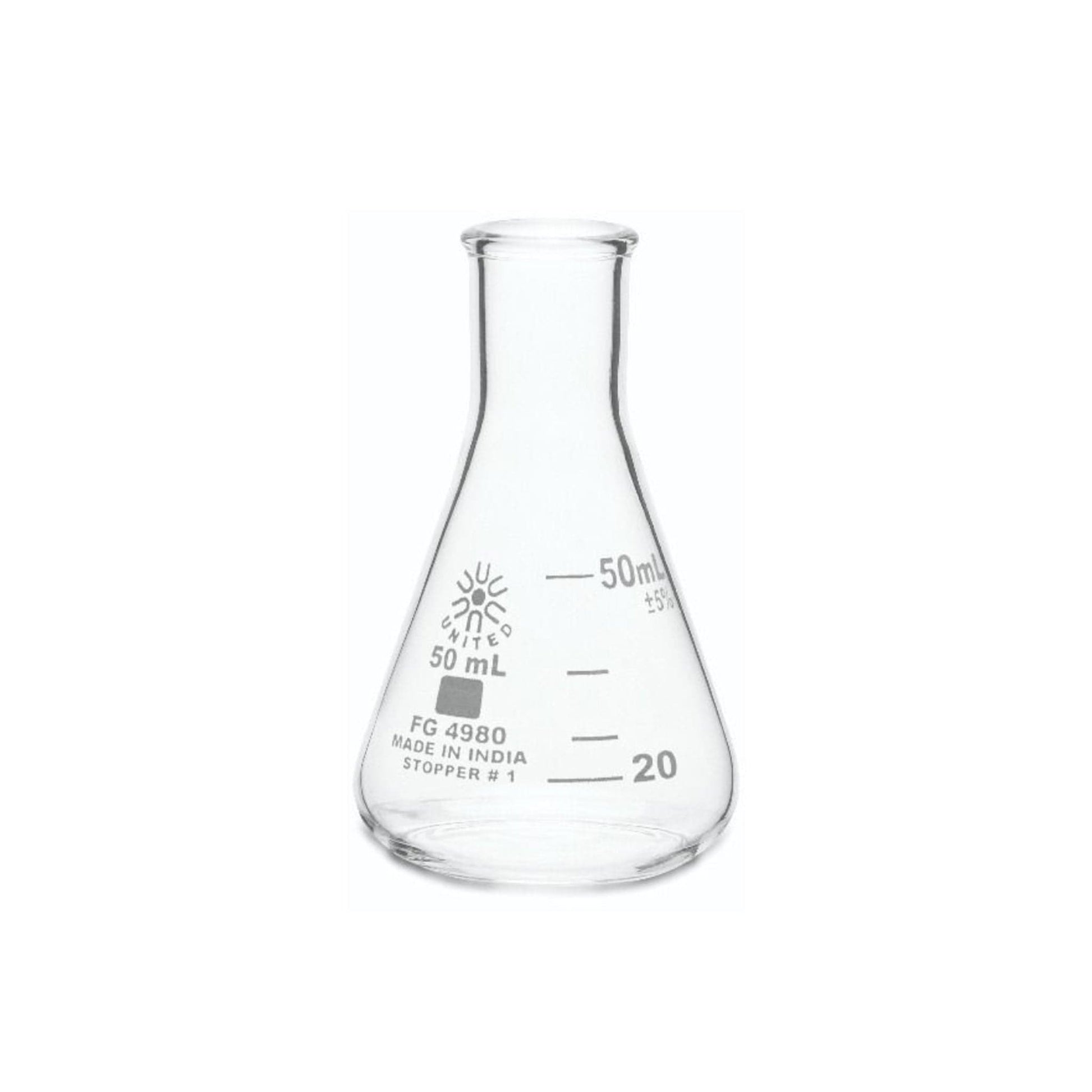 Arbor Scientific Erlenmeyer Flask, 50 mL