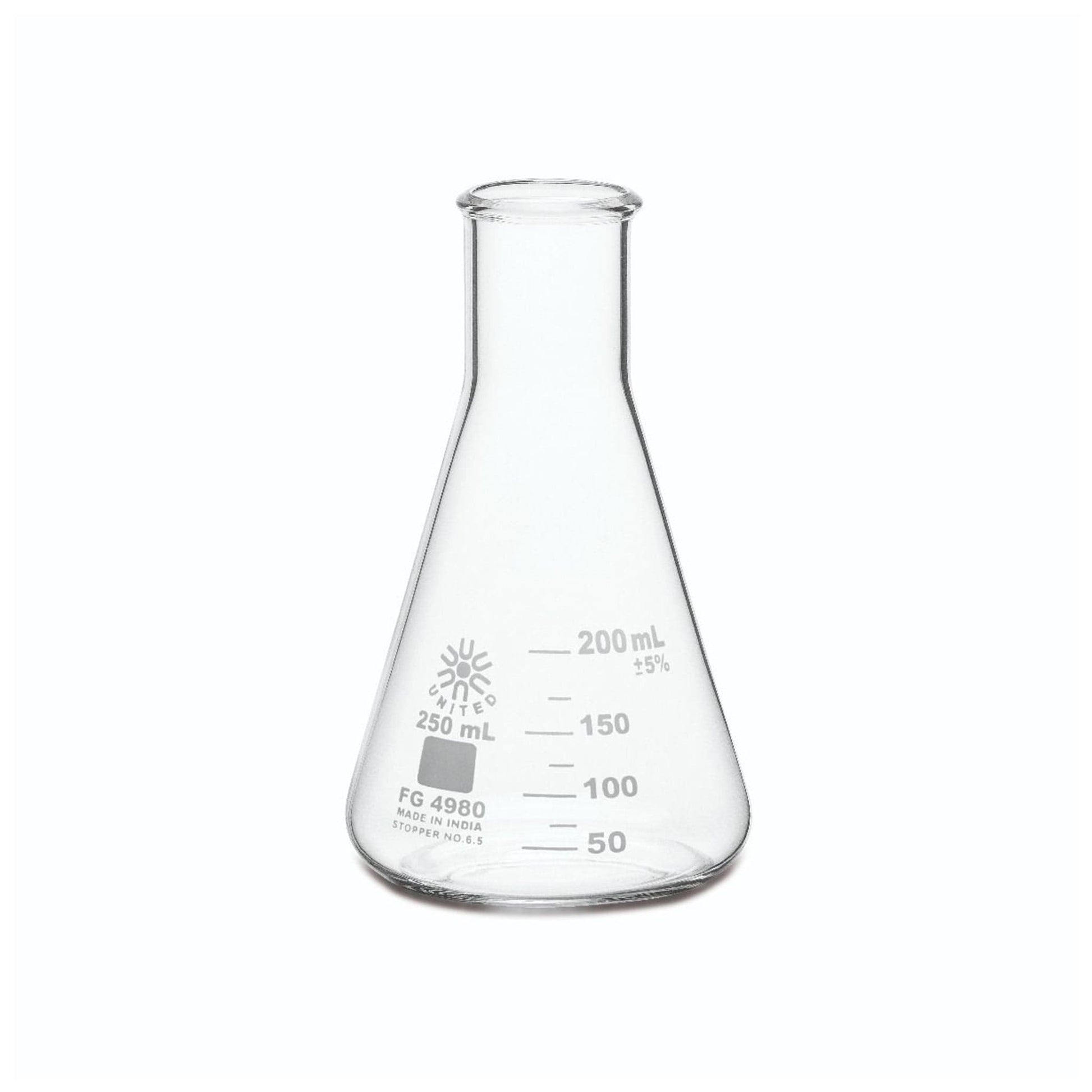 Arbor Scientific Erlenmeyer Flask, 250 mL, 12 Pack