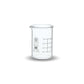 Arbor Scientific Beaker, Low Form, Borosilicate Glass, 50 mL
