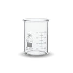 Beakers, Low Form, Borosilicate Glass, 250 mL, 12 Pack