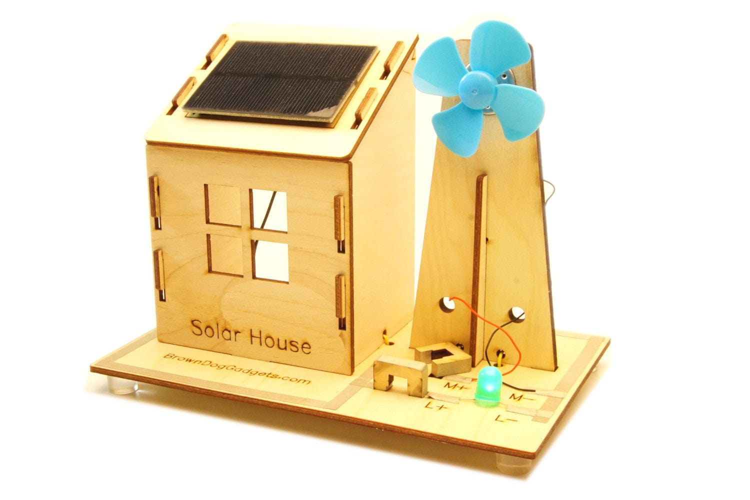 Brown dog solar house arbor scientific