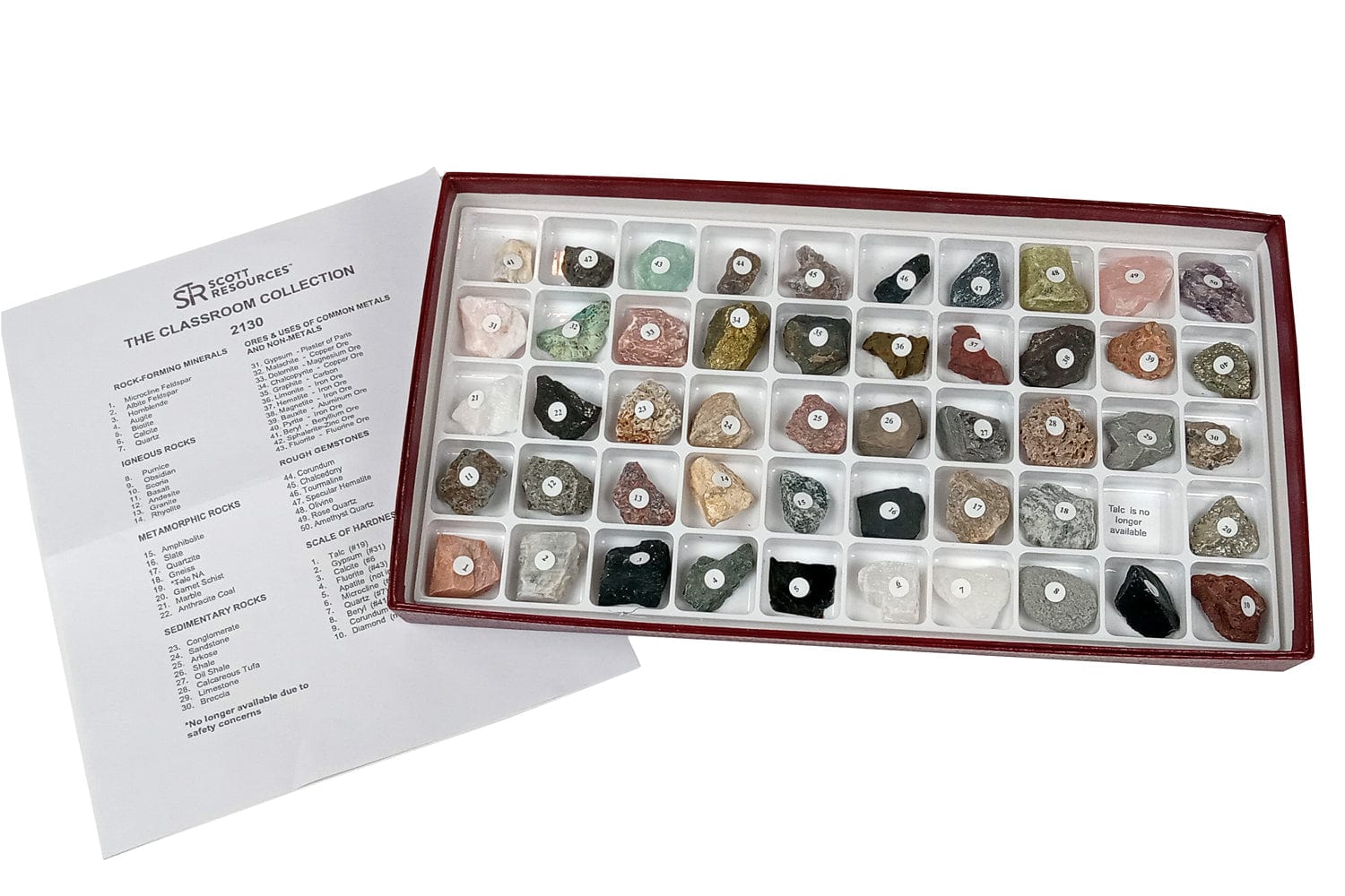 Arbor Scientific Classroom Collection of Rocks & Minerals