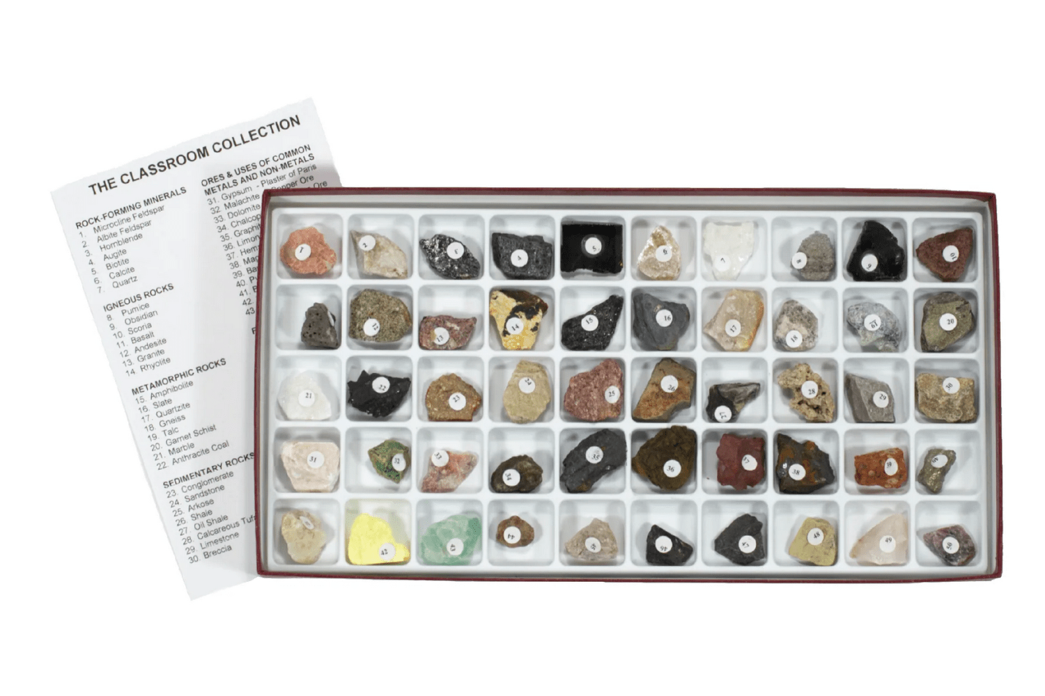 Classroom Collection of Rocks & Minerals – Arbor Scientific