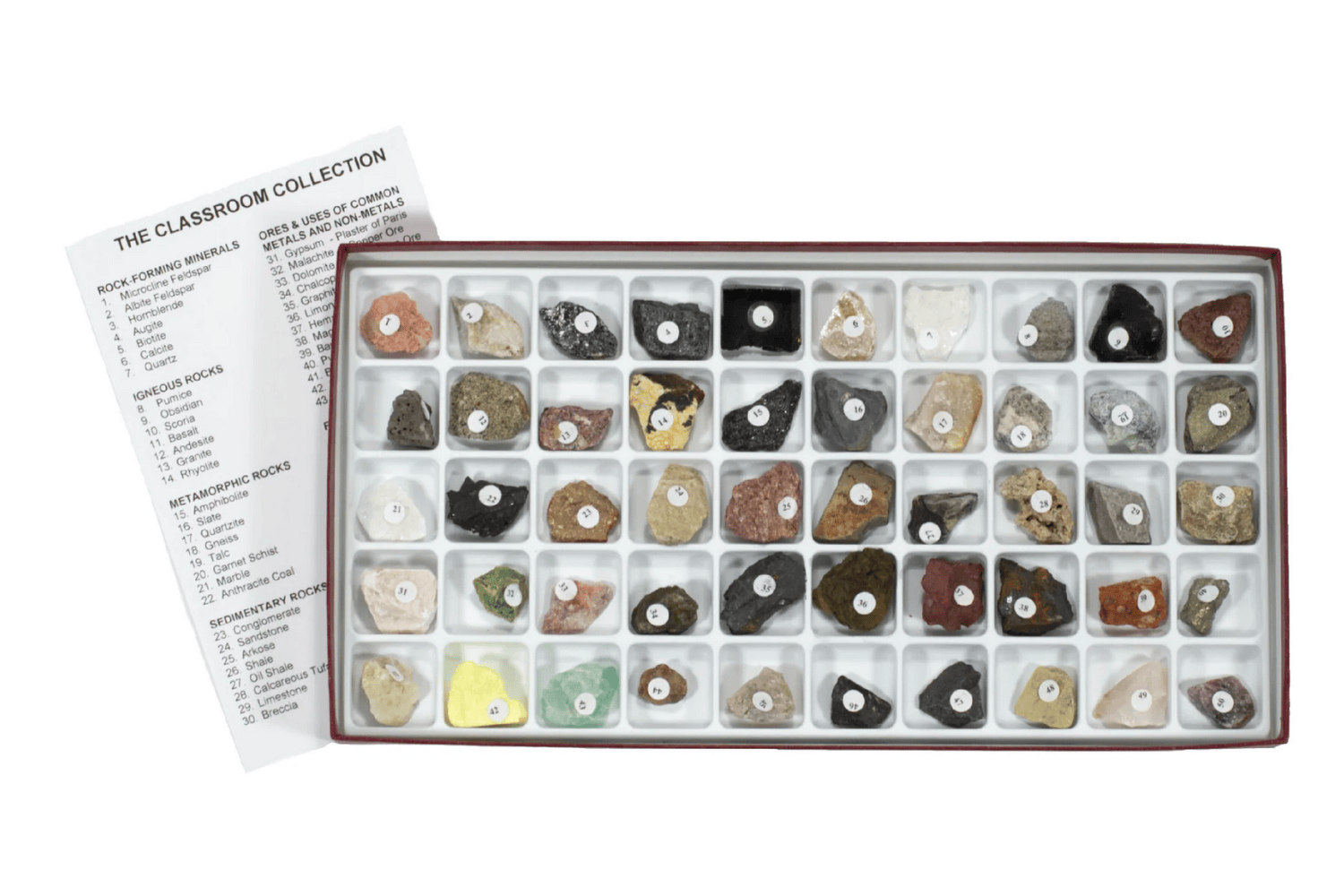 Arbor Scientific Classroom Collection of Rocks & Minerals