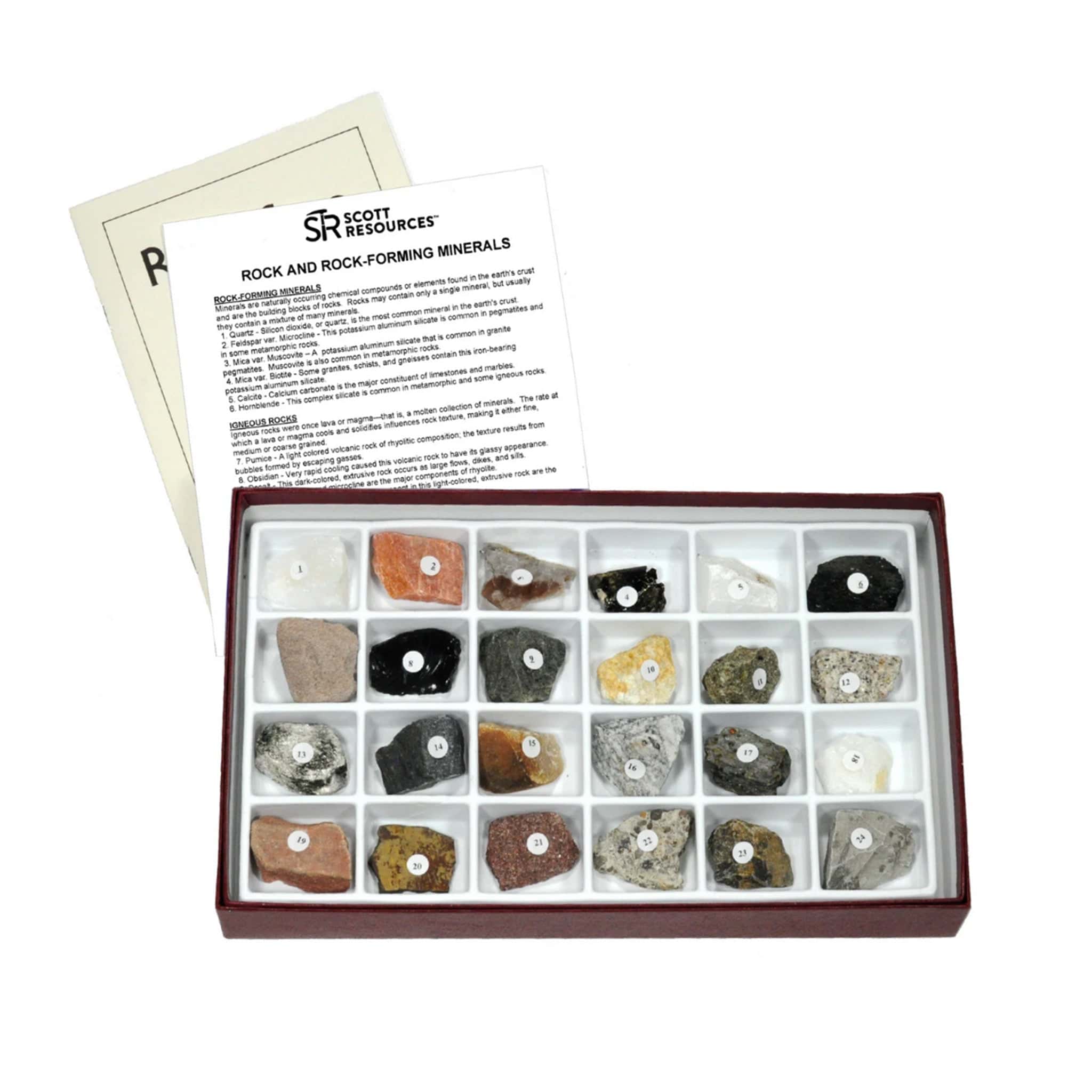 Rocks and Rock Forming Mineral Collection – Arbor Scientific