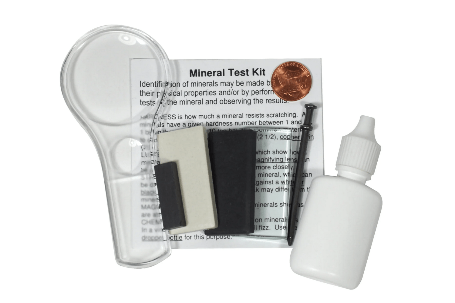 Lab Tech Mineral Testing Coding Mineral Test Kit – Arbor Scientific