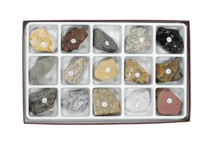Rock Sample Collection Classroom Collection of Rocks & Minerals – Arbor Scientific
