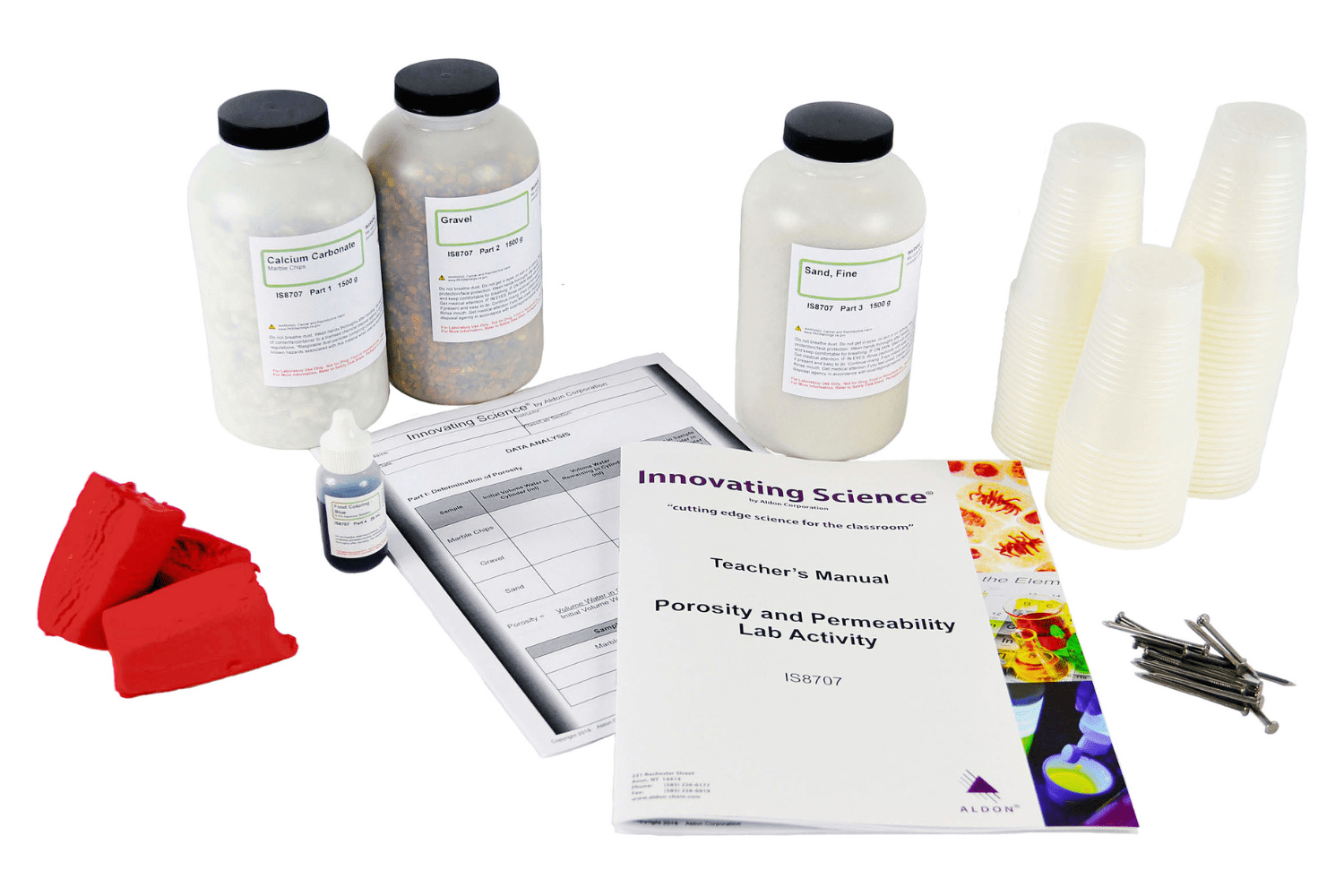 Arbor Scientific Porosity and Permeability Lab Activity