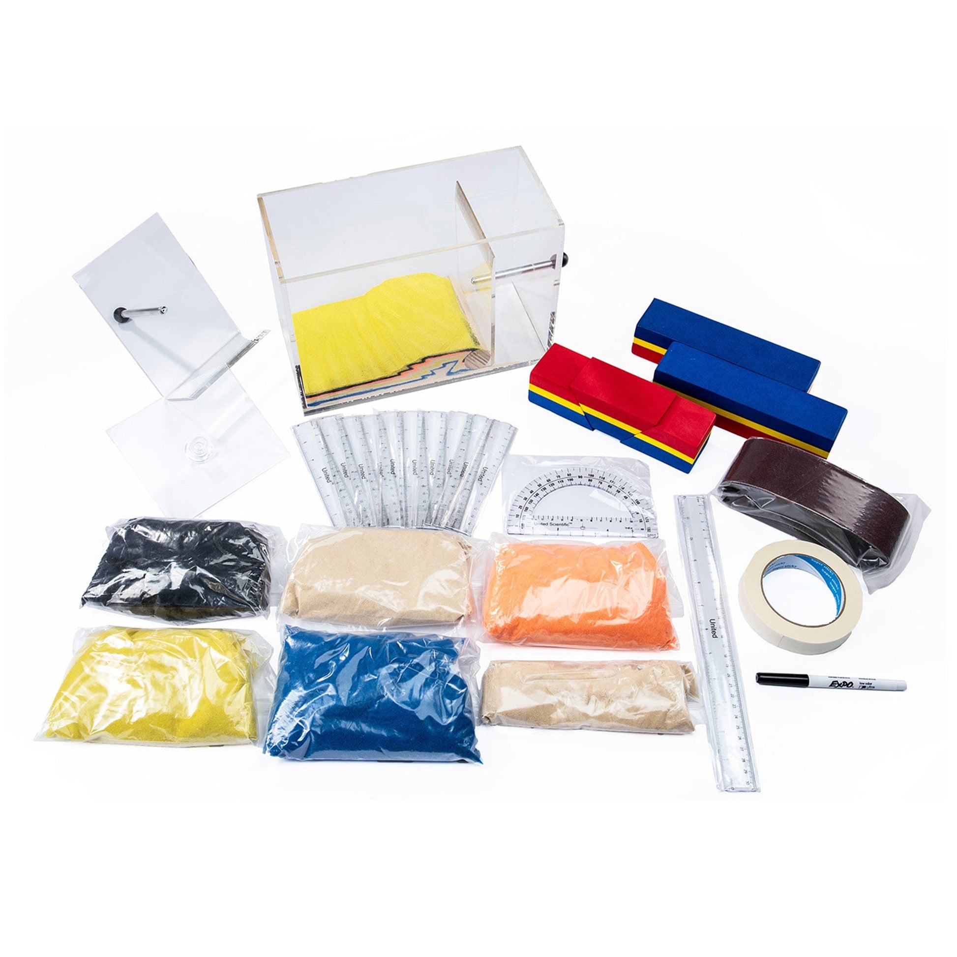 Arbor Scientific Tectonics Model Set - Learning About Faults, Folds and Plate Movements