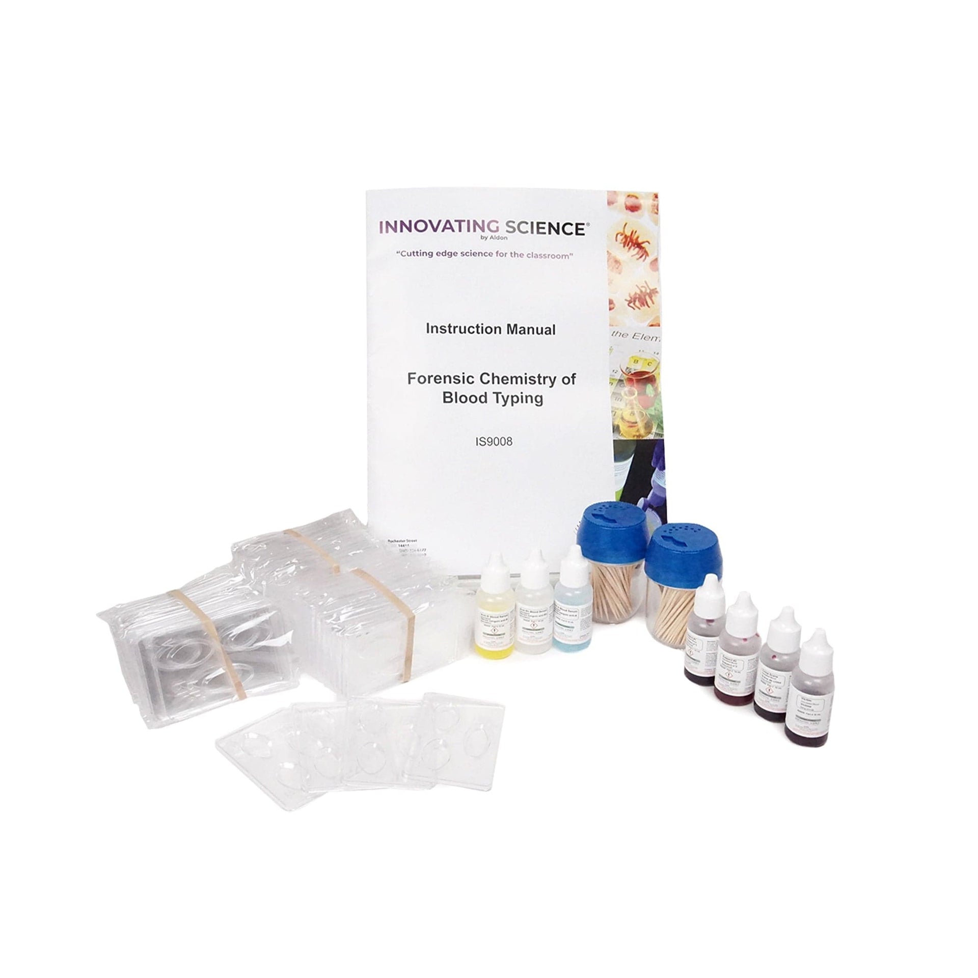 Arbor Scientific Refill Kit for Forensic Chemistry of Blood Typing
