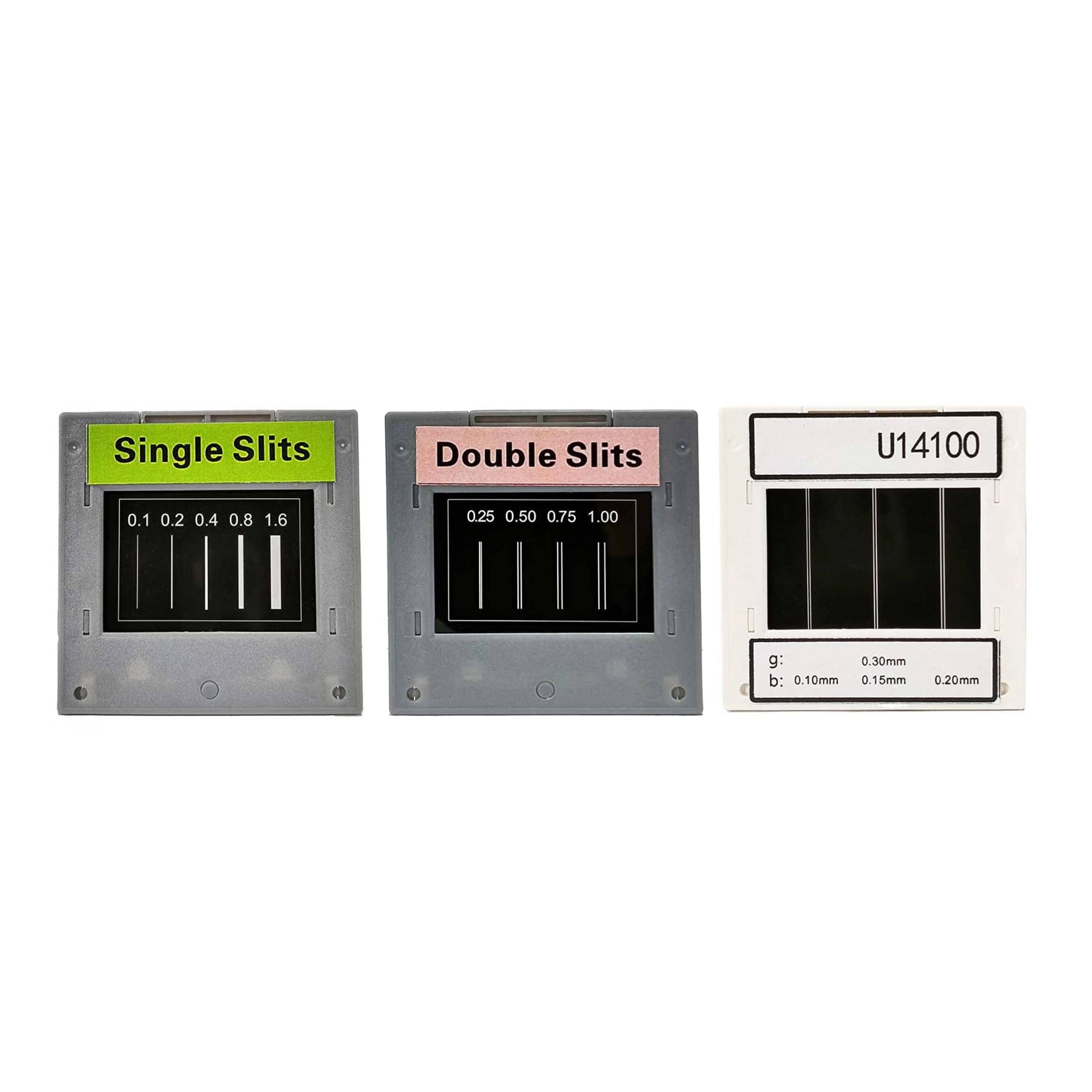 Arbor Scientific Young's Slit Cards, 3/pk, with Varying Dimensions