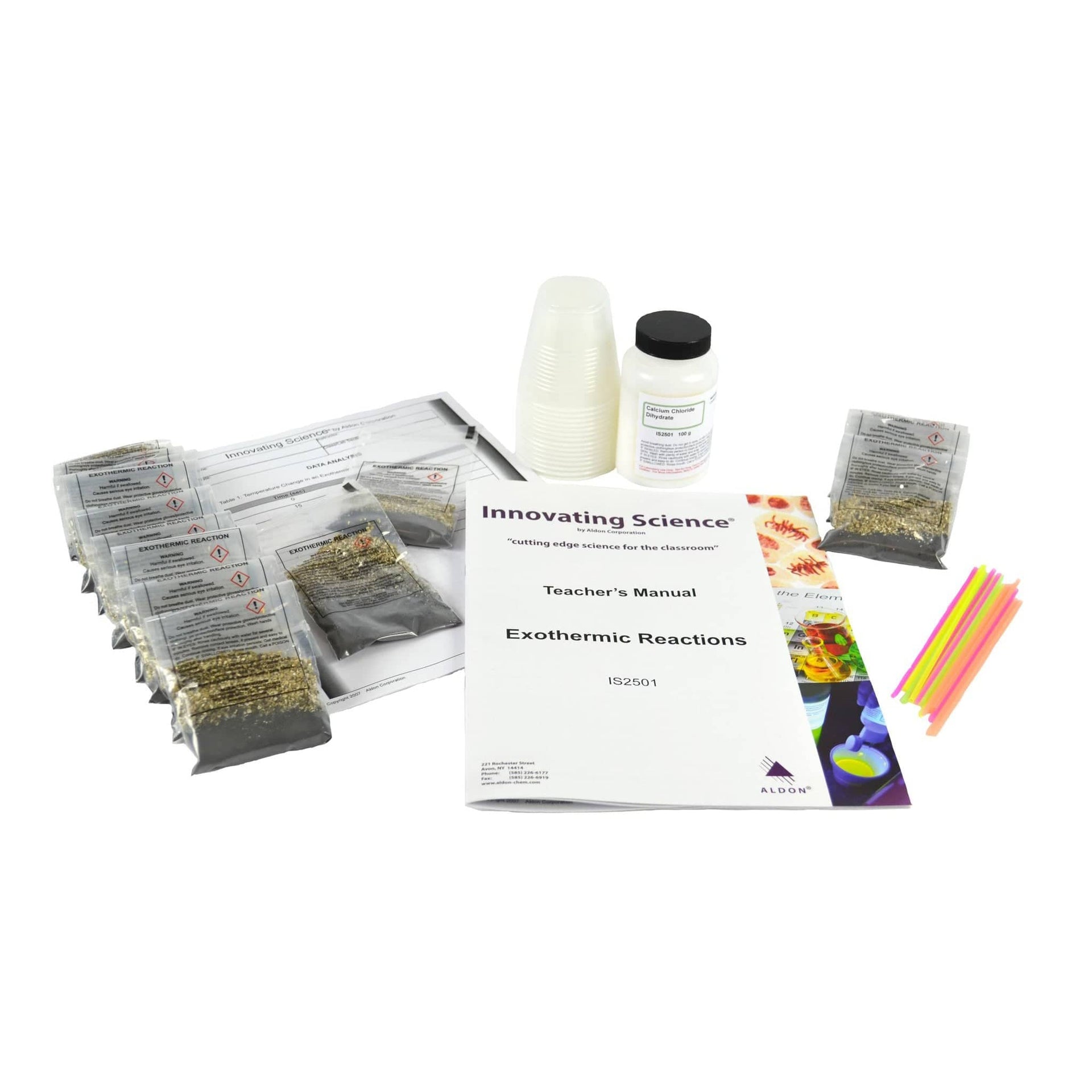 Arbor Scientific Exothermic Reactions Classroom Kit
