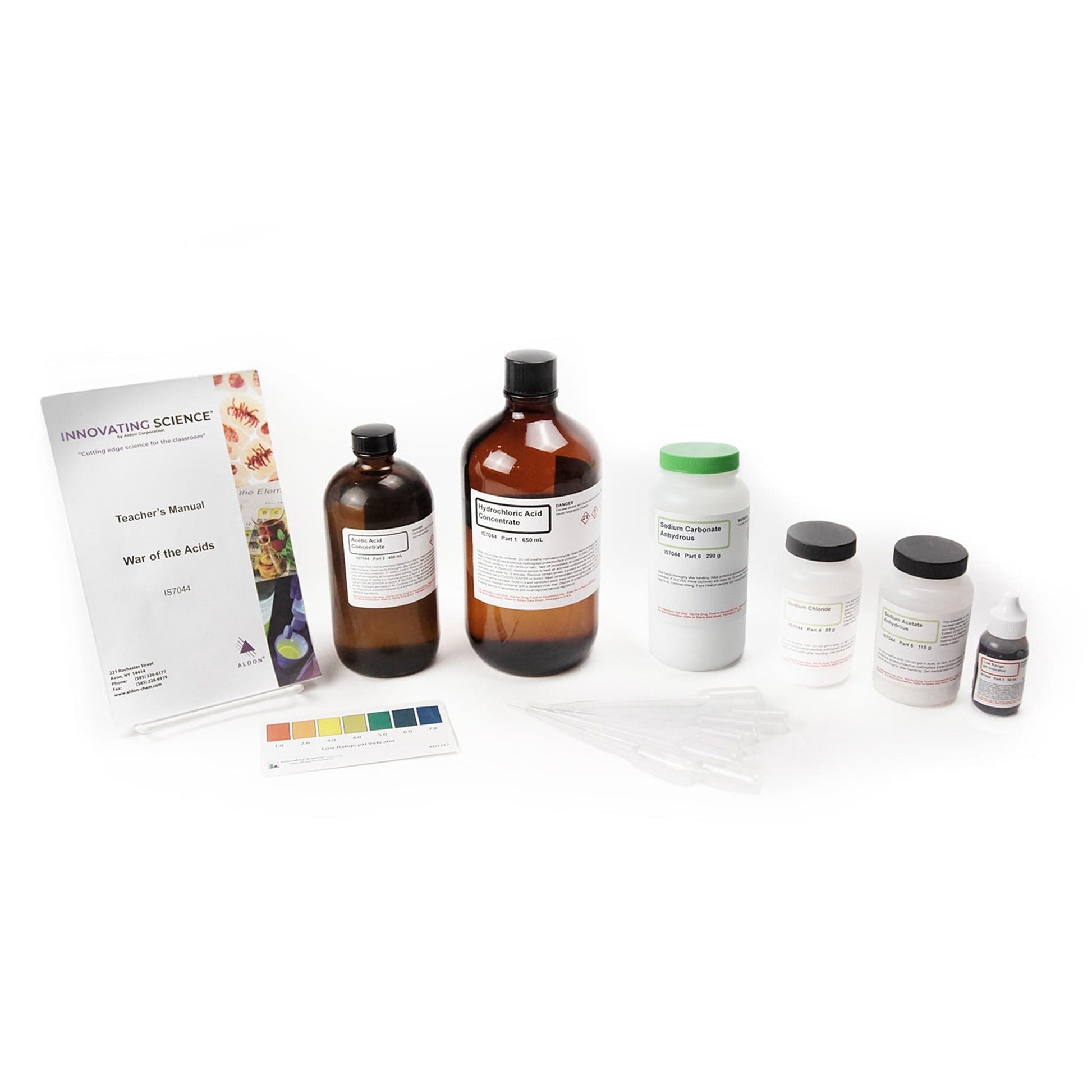 Arbor Scientific War of the Acids Classroom Kit