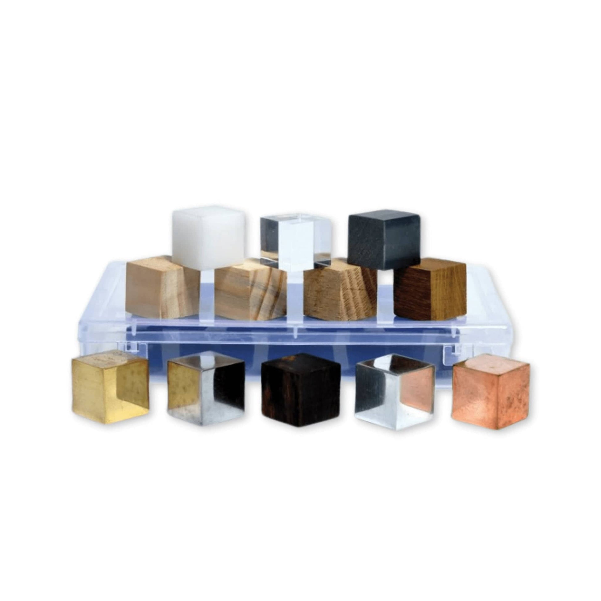 Arbor Scientific Density Cube Set of 12 with Storage Box