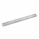 Clear Plastic Ruler - 12