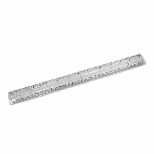 Arbor Scientific Clear Plastic Ruler - 12"/30cm